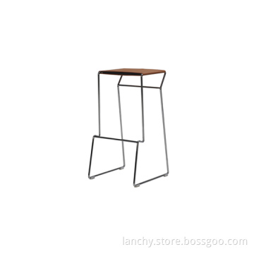 New Style Bar Chair with Stainless Steel Structure (LC-01)